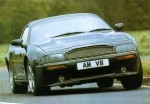 Aston Martin V8 Coupe displaying cornering capabilities