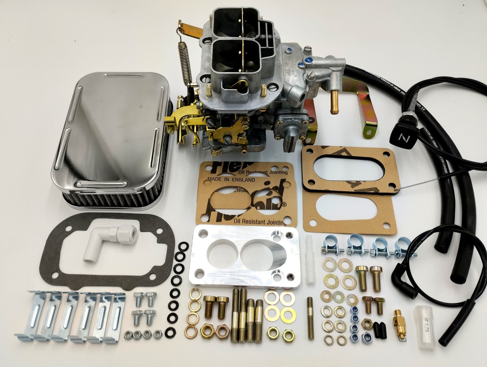 Suzuki SJ413 / Samurai 1.3 32/36 DGV kit chrome filter