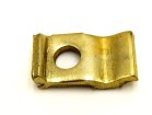 Choke cable outer securing plate