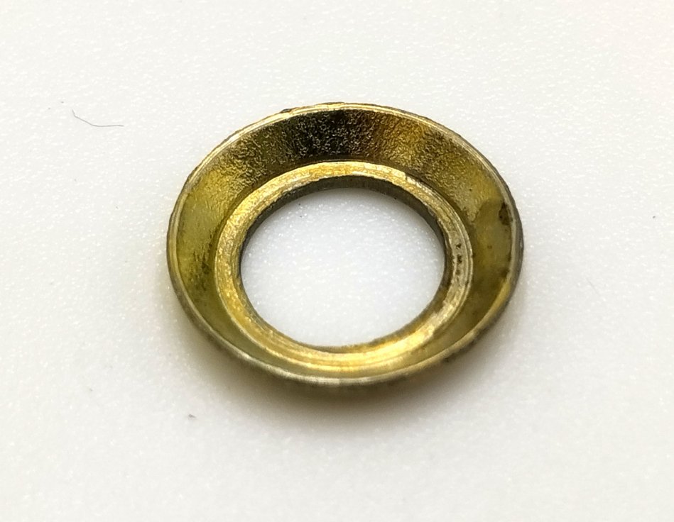 Idle mixture screw cup washer