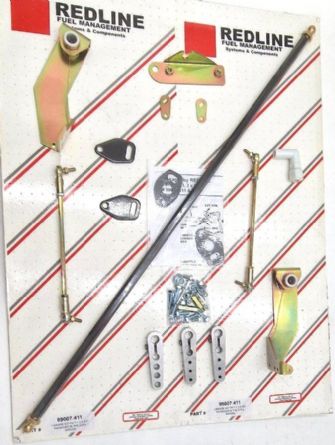 Type 1 and 2 Twin Weber ICT linkage set Twin Port