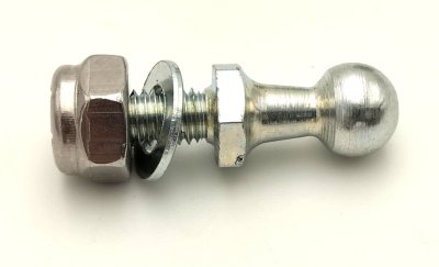 Ball Threaded with nut and washer 8mm 