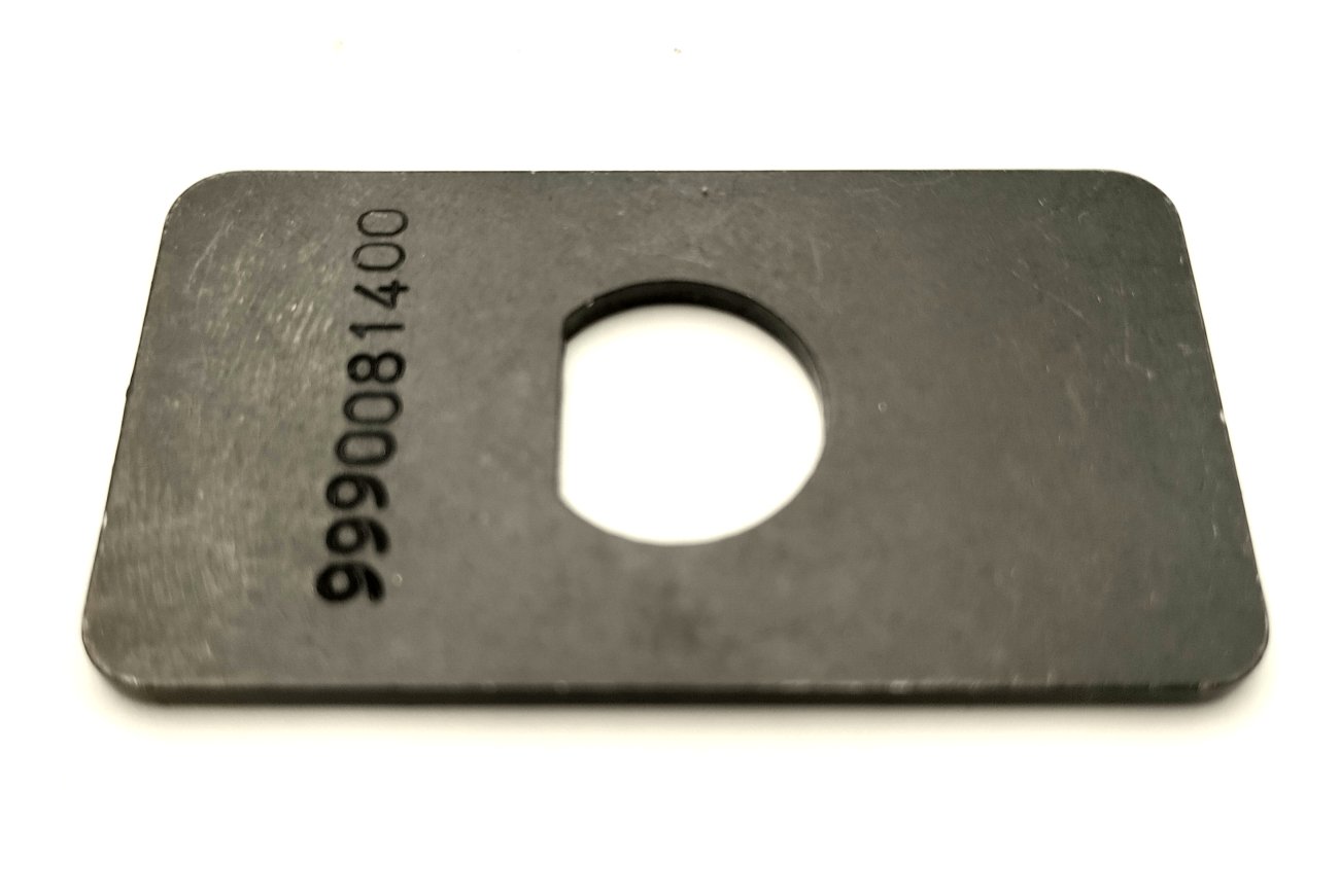 Choke cable mounting plate small