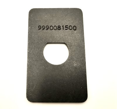 Choke cable mounting plate large