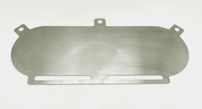 Blank Backplate for Twin Foam Air Filter 90mm x 435mm 