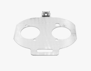 Backplate 48/50 DCO/SP for Air Filter 190mm x 190mm Pipercross