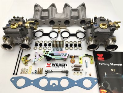 Crossflow 1.1 /1.3  2 X 40 DCOE *Tall Manifold*