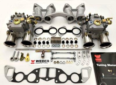 B18 / B20 Volvo 2 x 45 DCOE 1 PIECE M/F