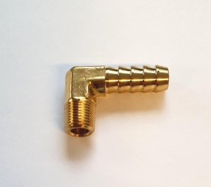 1/8 NPT x 8mm Right angled union
