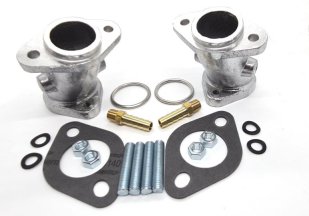 Type 1 and 2 Twin Weber ICT manifold set Single Port