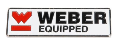 WEBER EQUIPPED BADGE