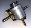 2.5 bar Natural Aluminium - Twin Push on fittings 